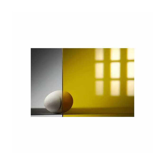 Монолитный поликарбонат 10 мм КИВИ желтый 2050х3050 мм